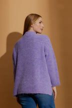 Lilac Recycled Yarn Fluffy Love Jumper Lilac S