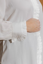 White Silky Roma Shirt