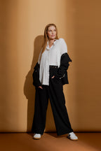 White Silky Roma Shirt