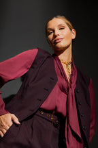 Wine Check Tailored Vest