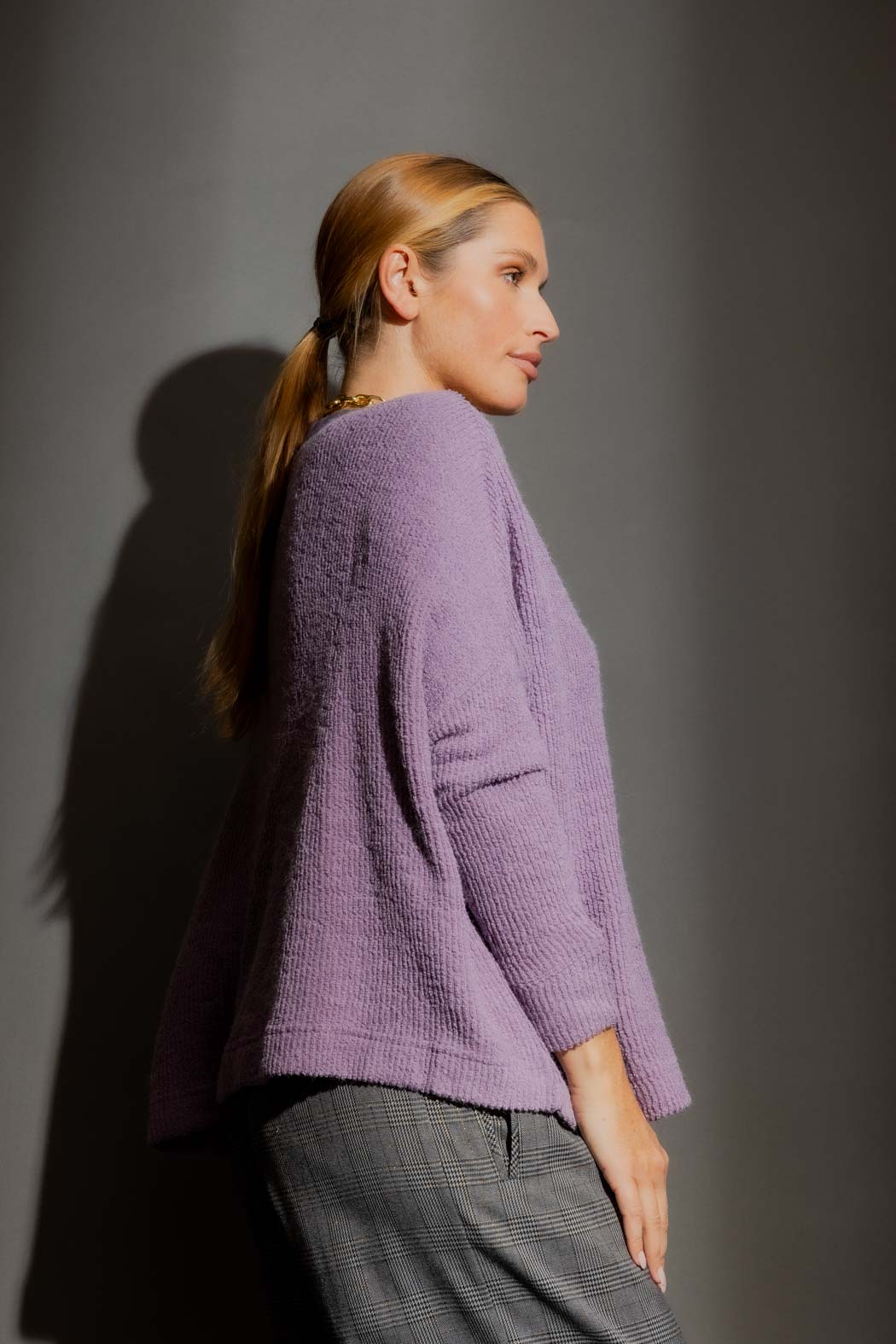 Lilac Luxe Mod Rib Jumper