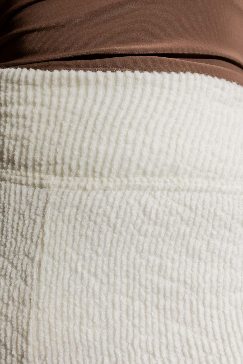 Whiye Luxe Rib Culotte White