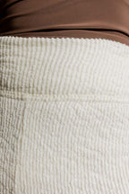 Whiye Luxe Rib Culotte White