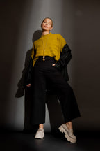 Black Ponte Jet Culotte