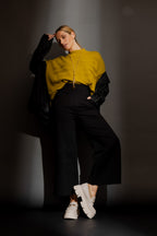Black Ponte Jet Culotte