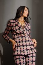 Pink/Beige Bari Blazer