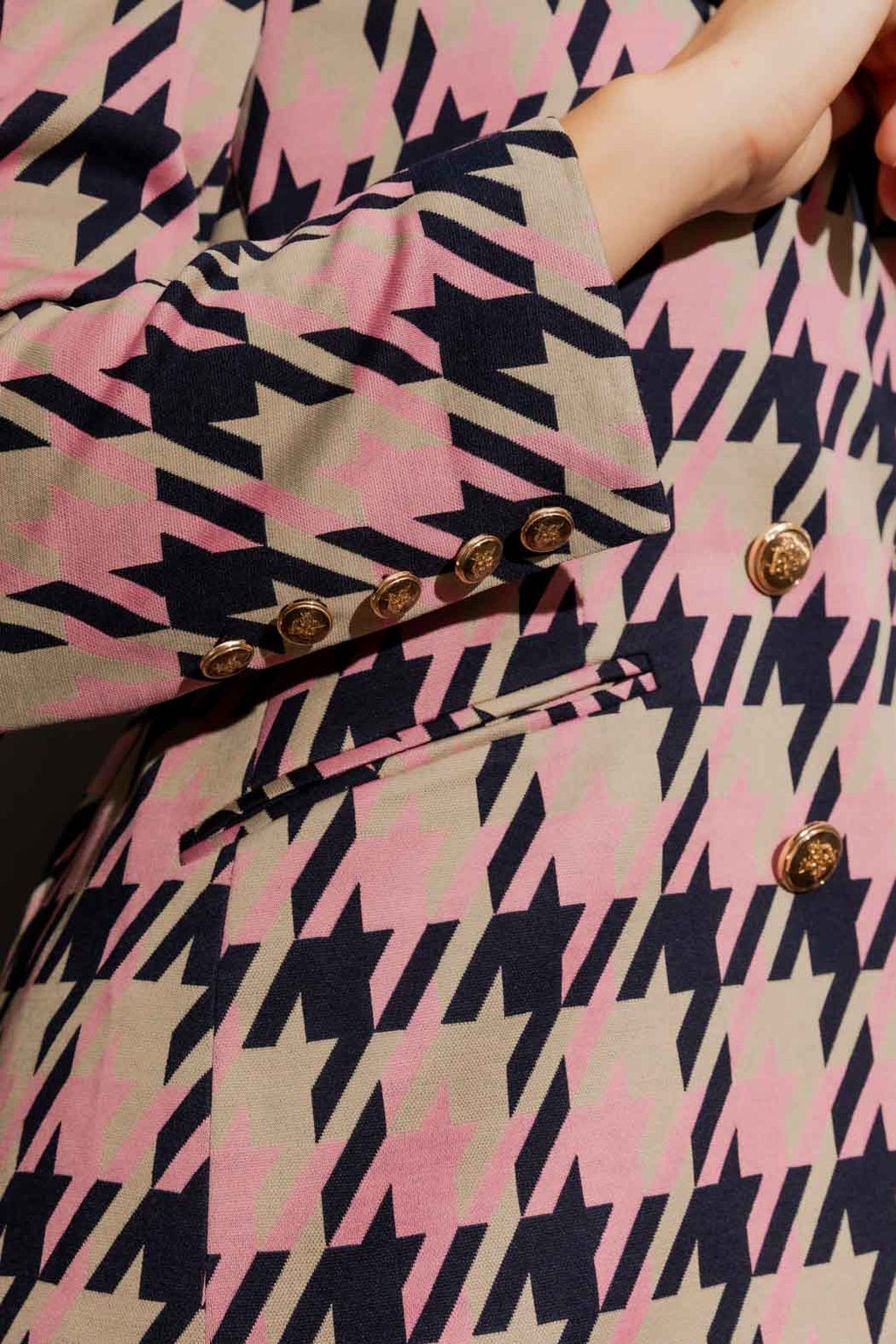 Pink/Beige Bari Blazer