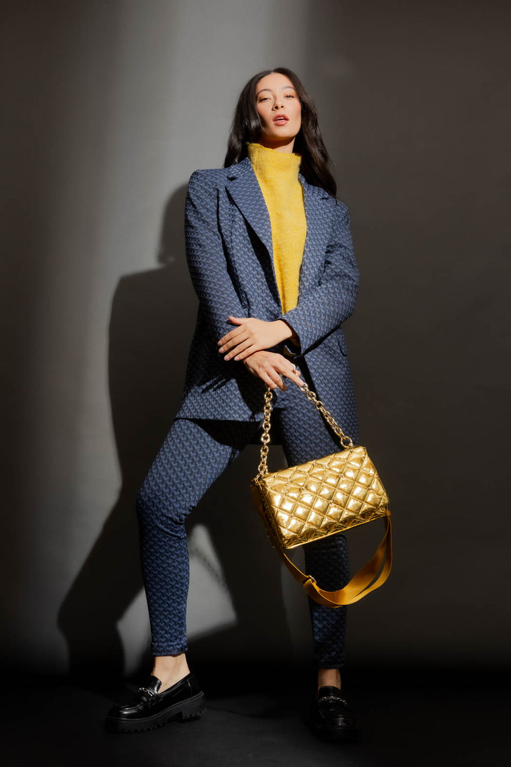 Gold Stud Tote Bag