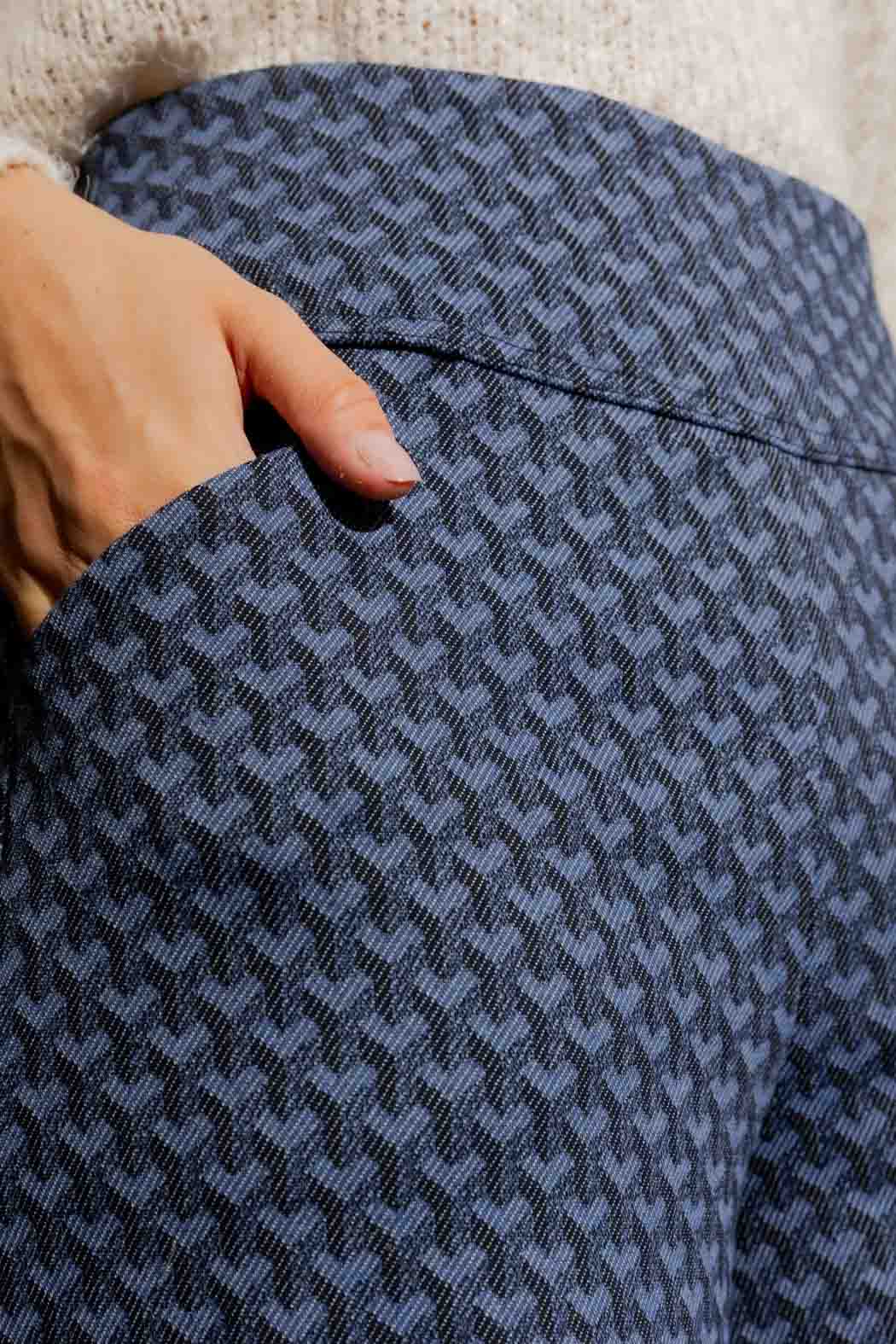 Denim Hearts Jet Culotte