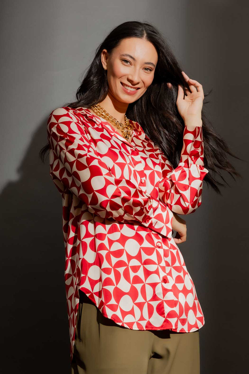 Red Boyfriend Shirt