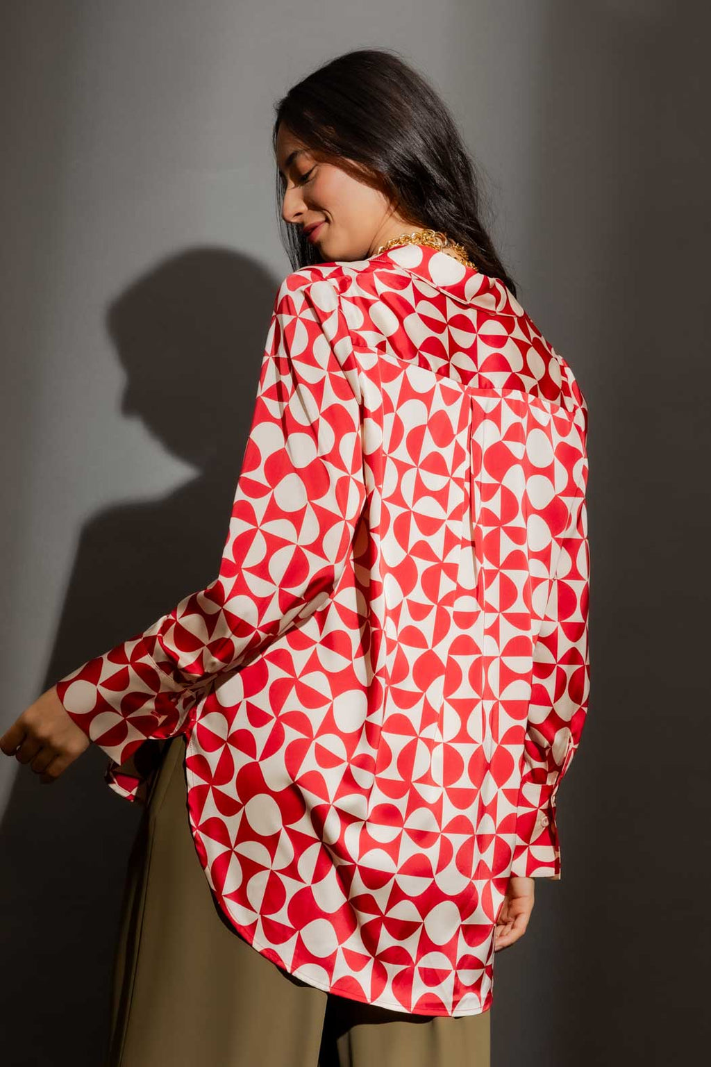 Red Boyfriend Shirt