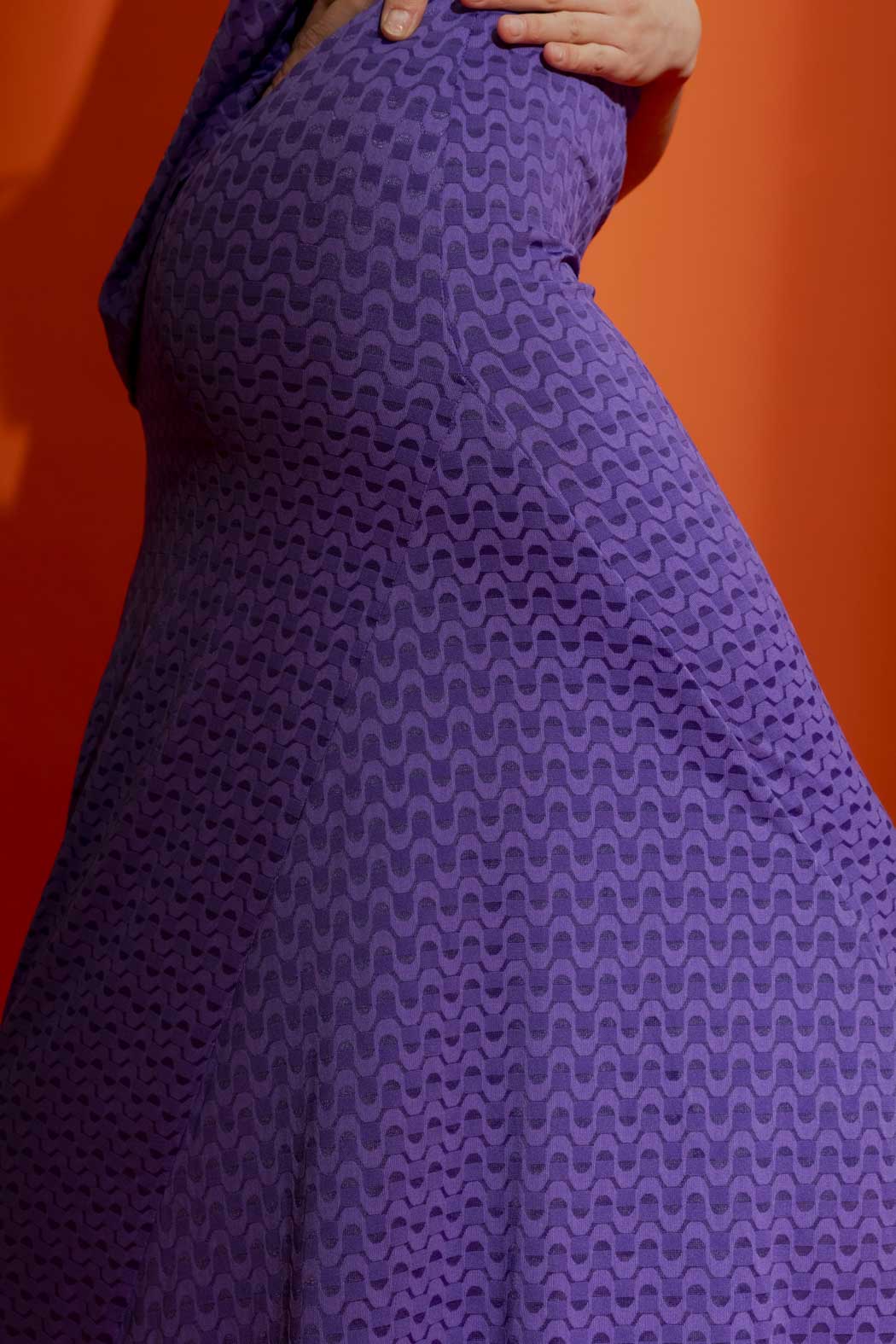 Purple Wave Goddess Skirt