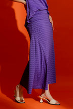 Purple Wave Goddess Skirt