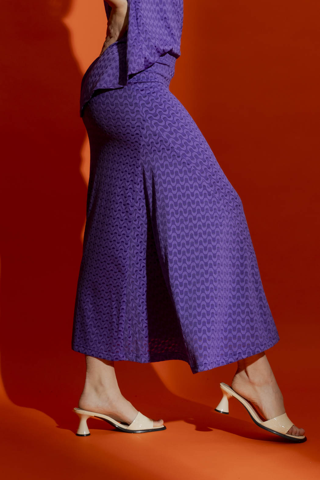 Purple Wave Goddess Skirt