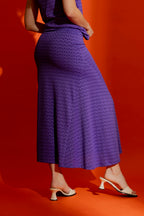 Purple Wave Goddess Skirt