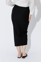 Black Double Layer Tube Skirt