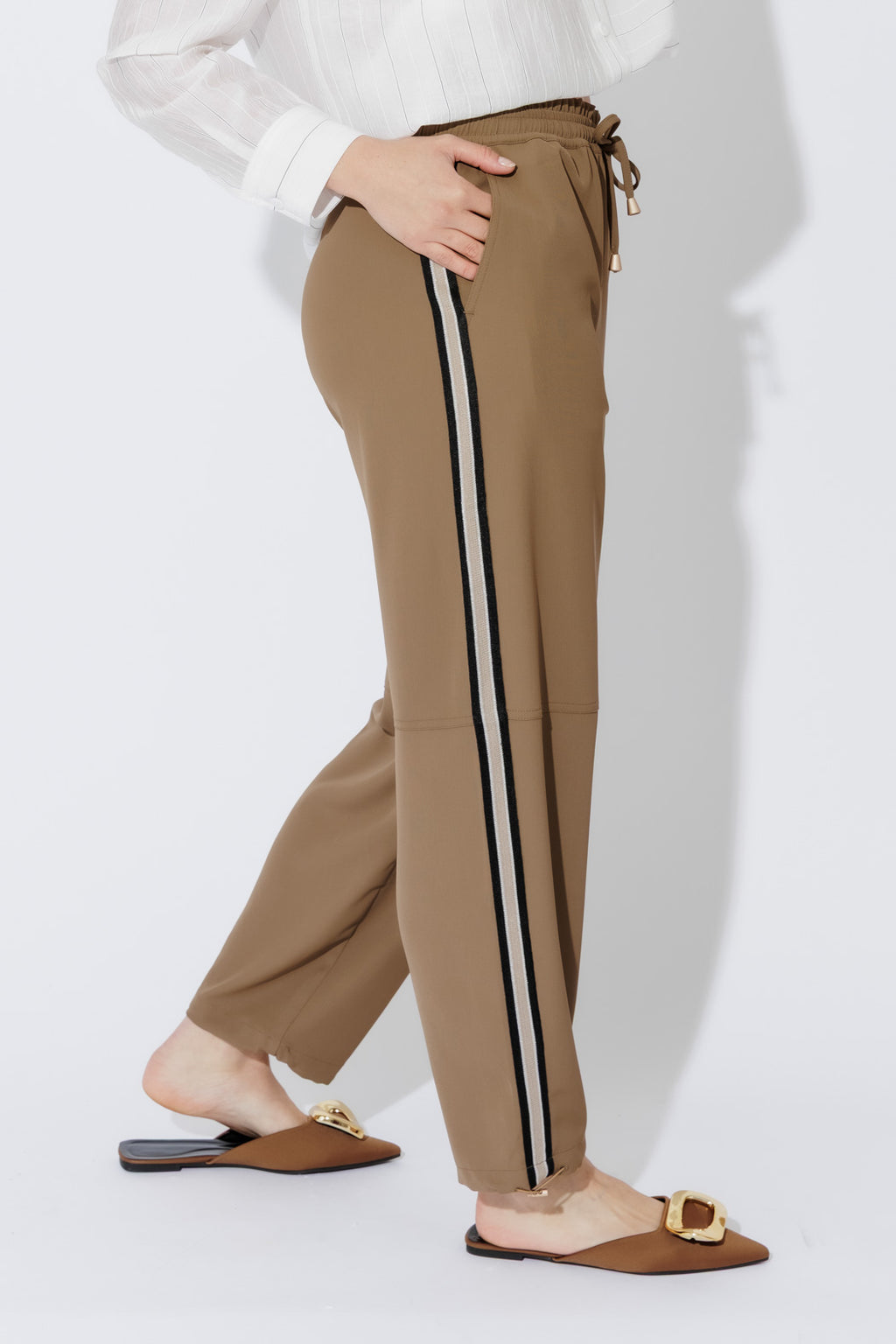 Taupe Euro Street Pant