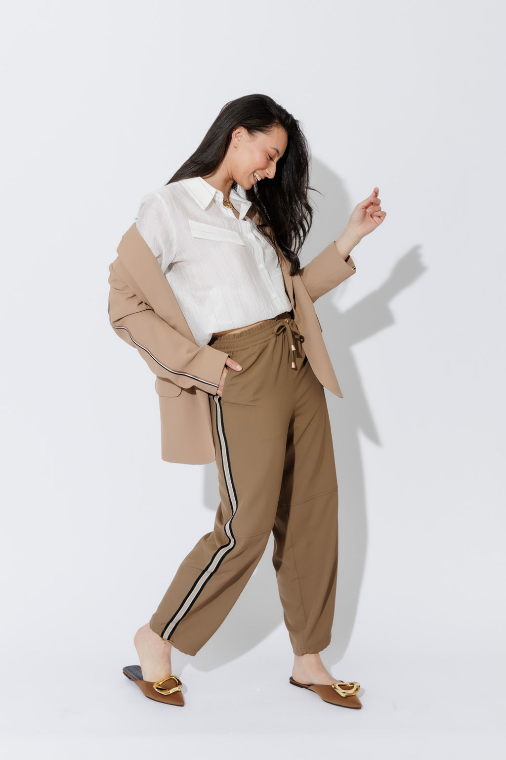 Taupe Euro Street Pant