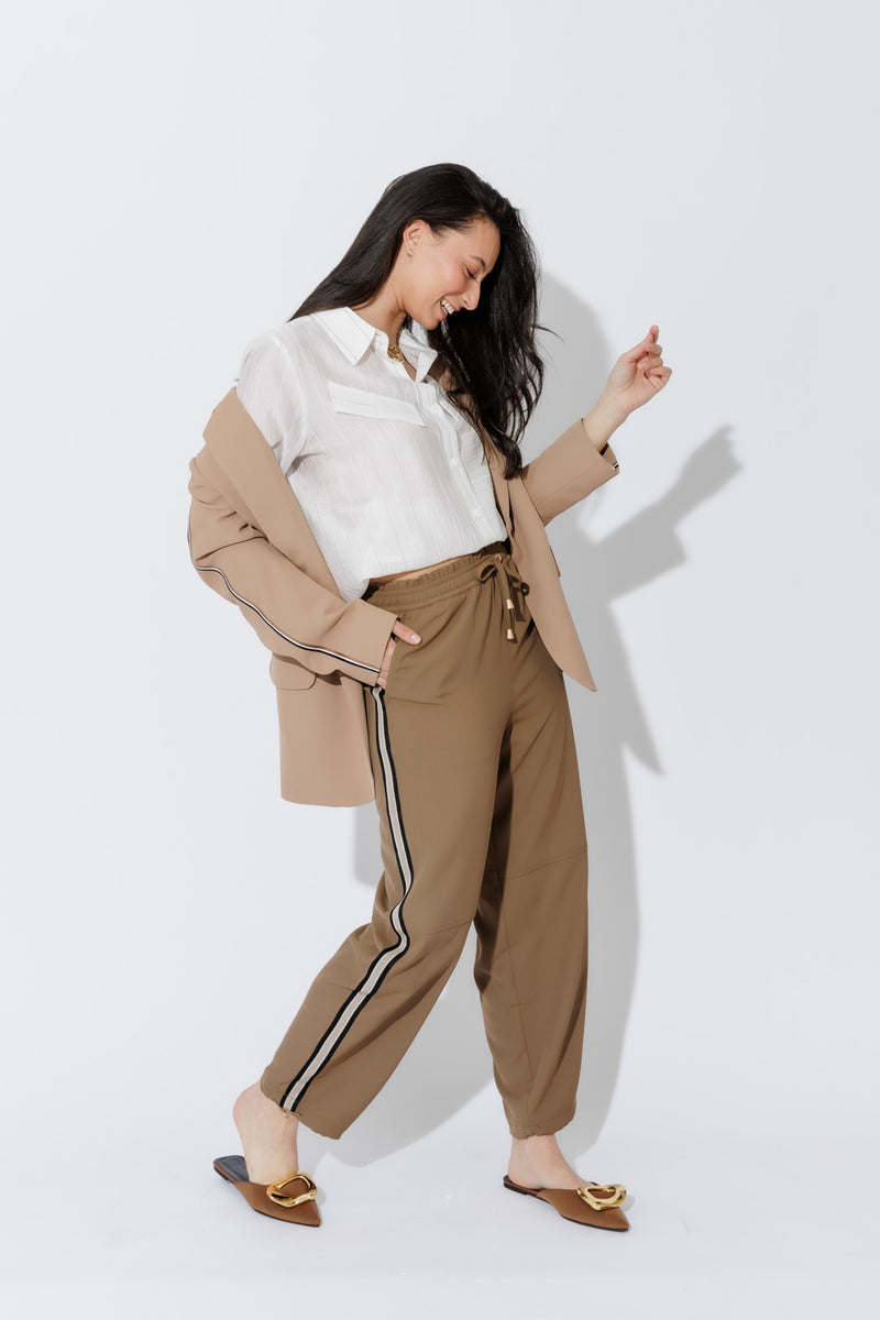 Taupe Euro Street Pant