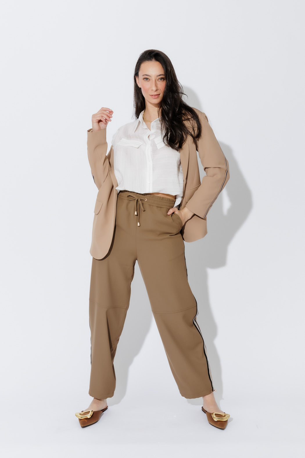 Taupe Euro Street Pant