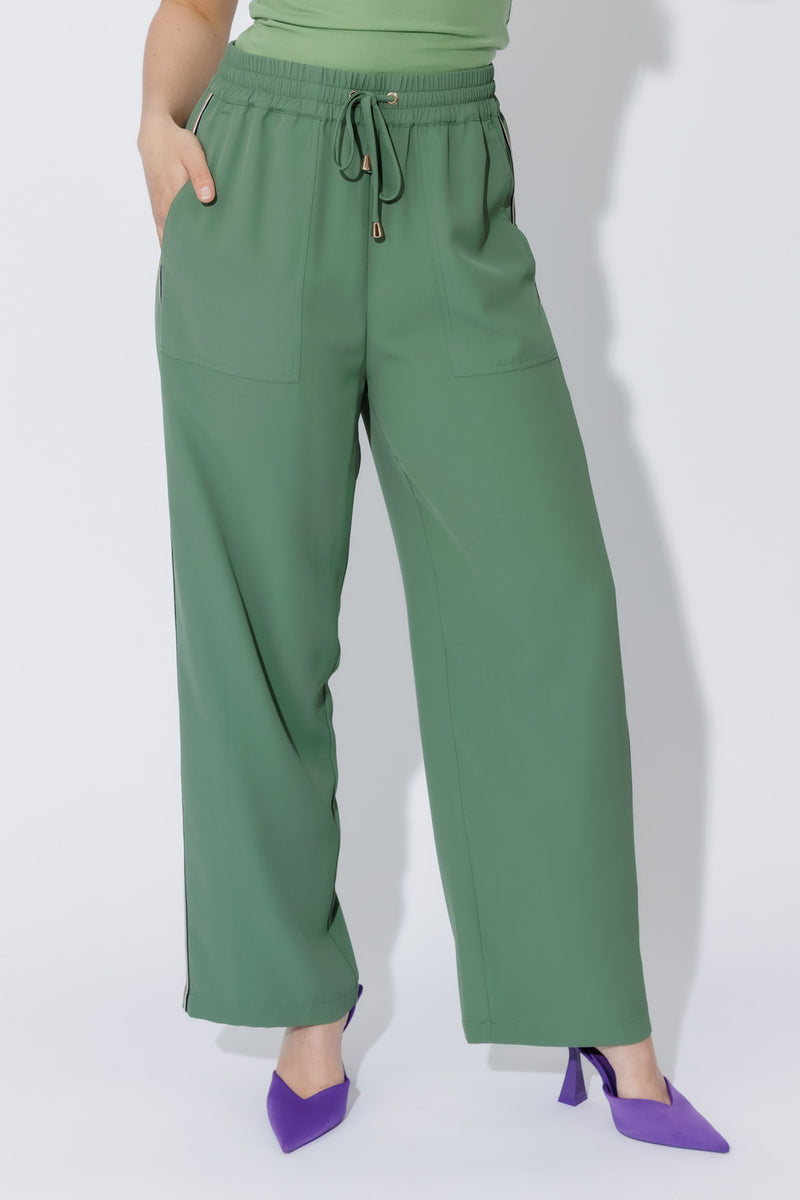 Sage Stripe Sport Pant