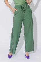 Sage Stripe Sport Pant
