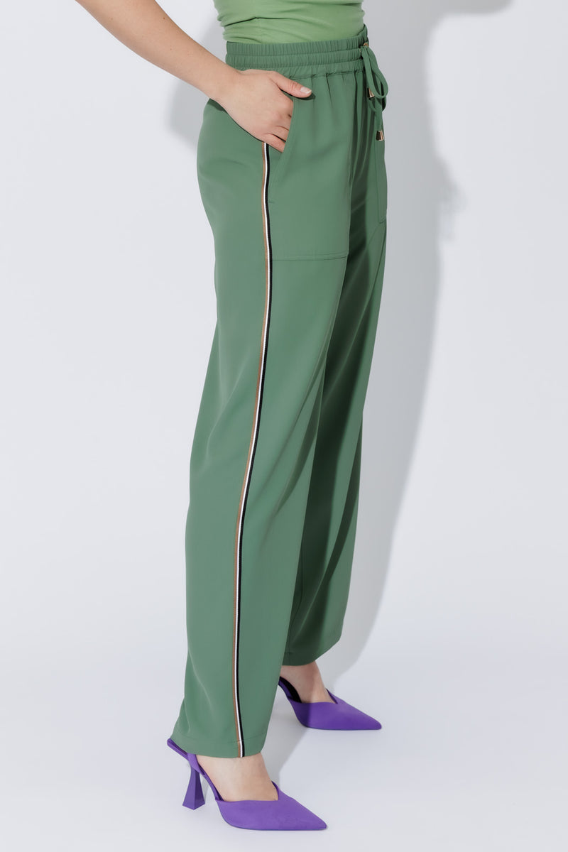 Sage Stripe Sport Pant