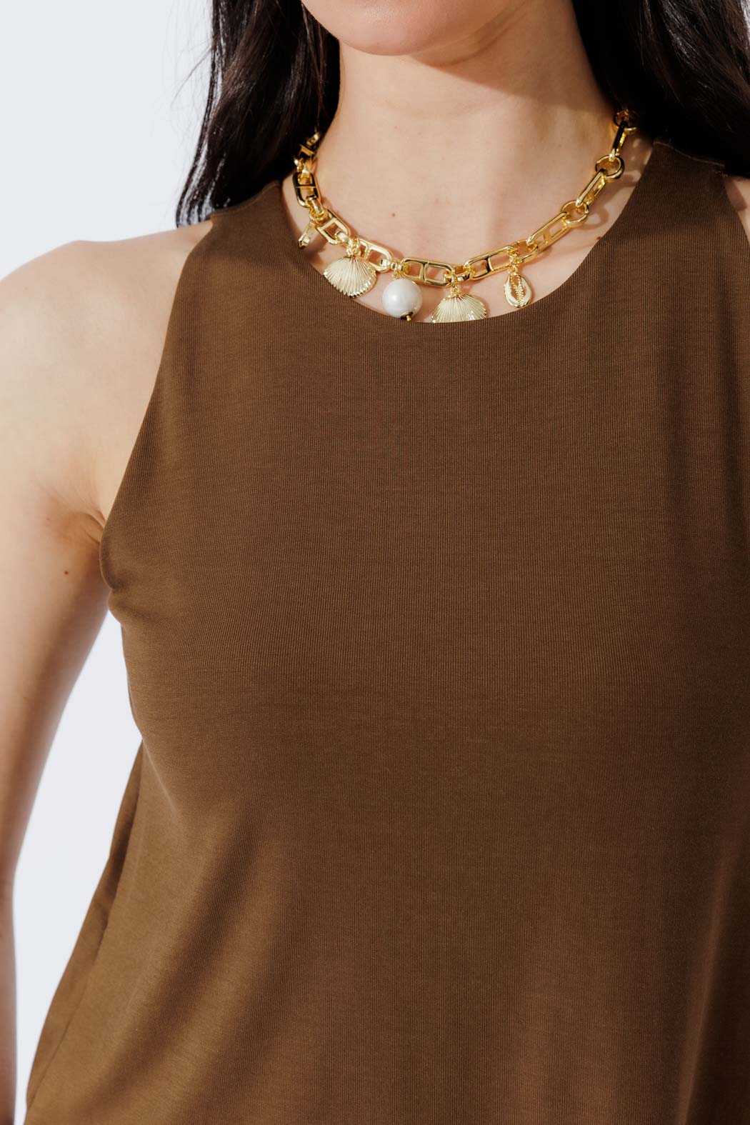 Cocoa Tencel Flippy Cami