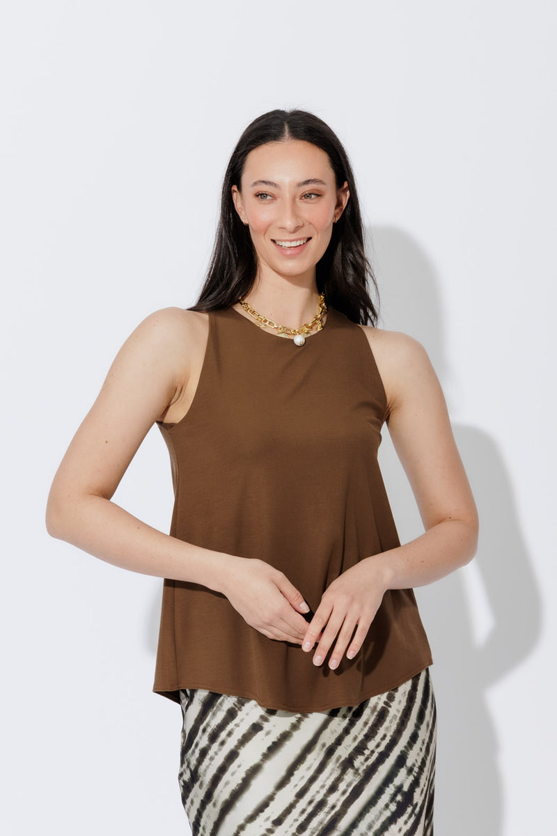Cocoa Tencel Flippy Cami