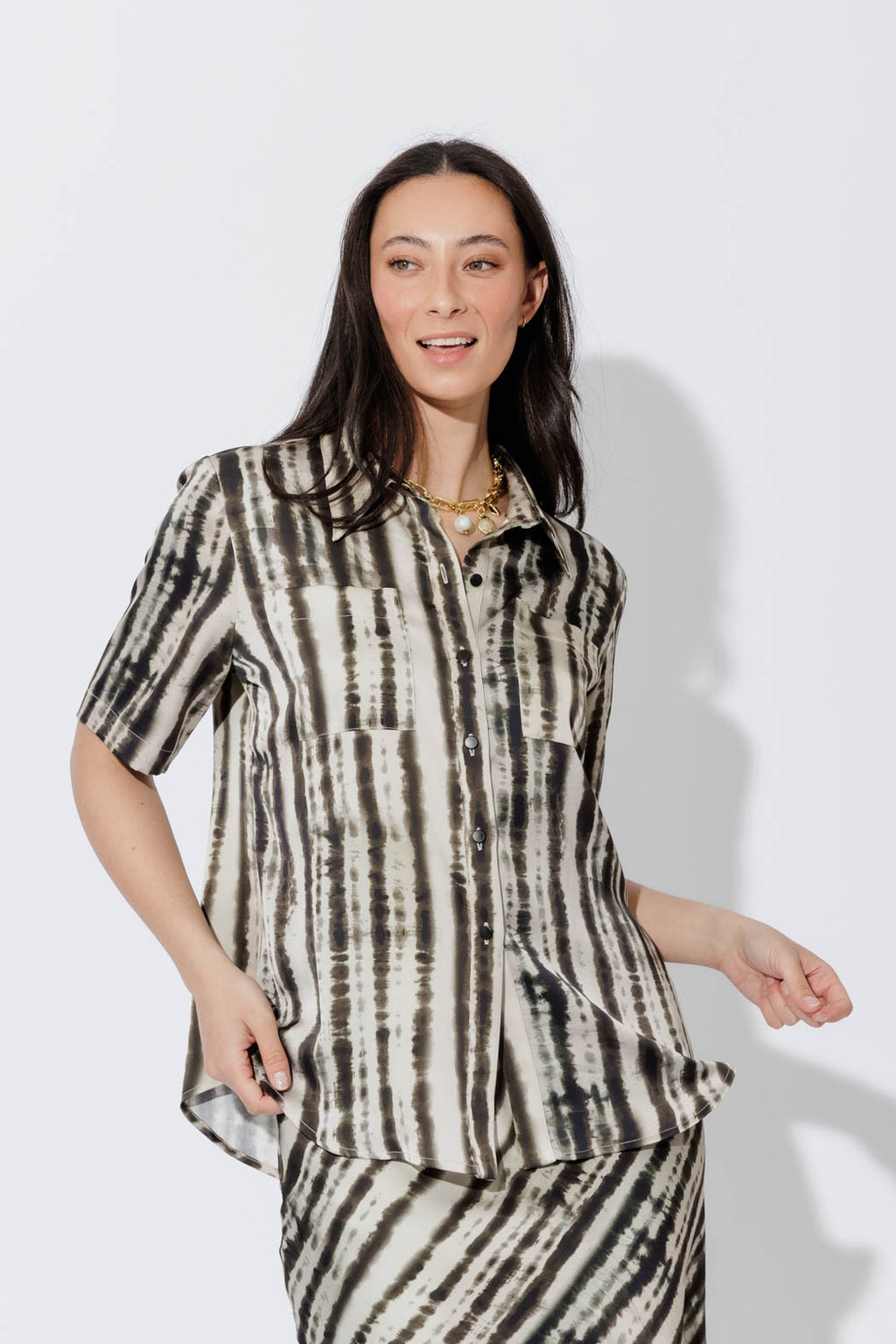 Lines Silky Lottie Shirt
