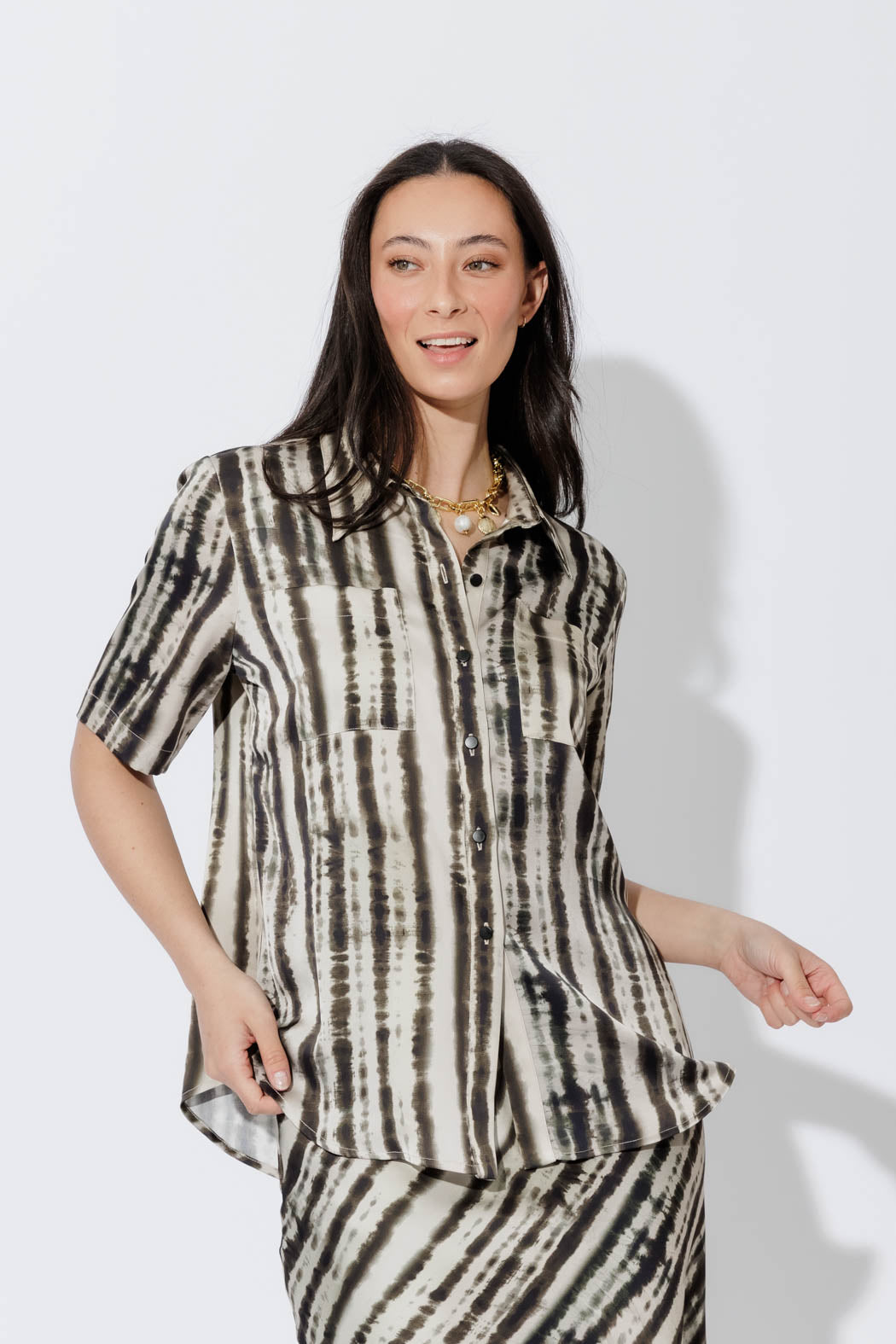 Lines Silky Lottie Shirt