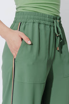 Sage Stripe Sport Pant
