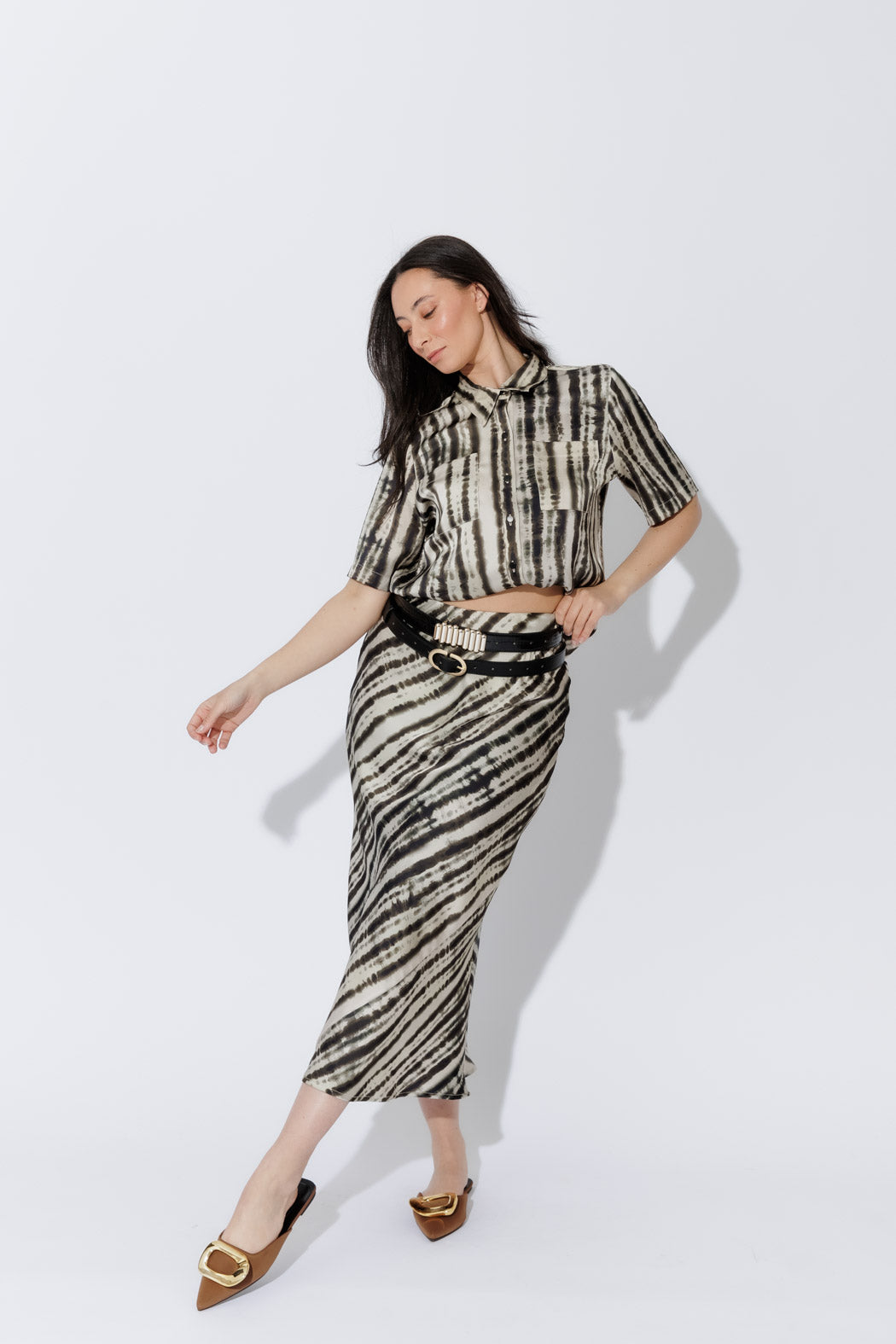 Lines Silky Lottie Shirt