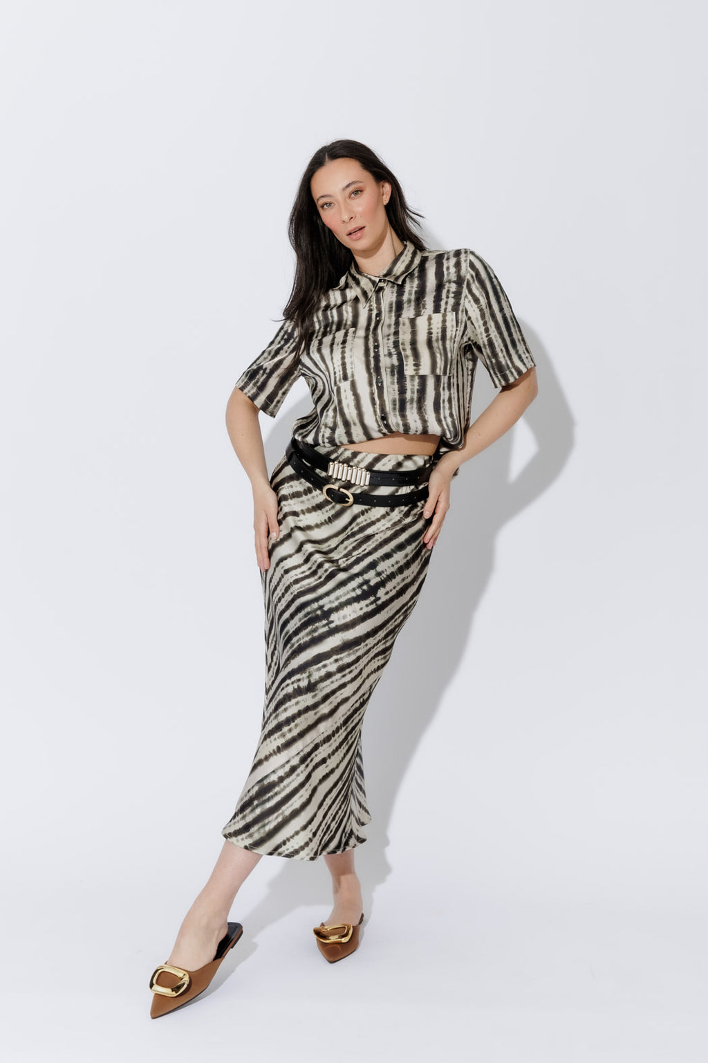 Lines Silky Lottie Shirt