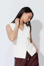 Ivory Euro Tailored Vest