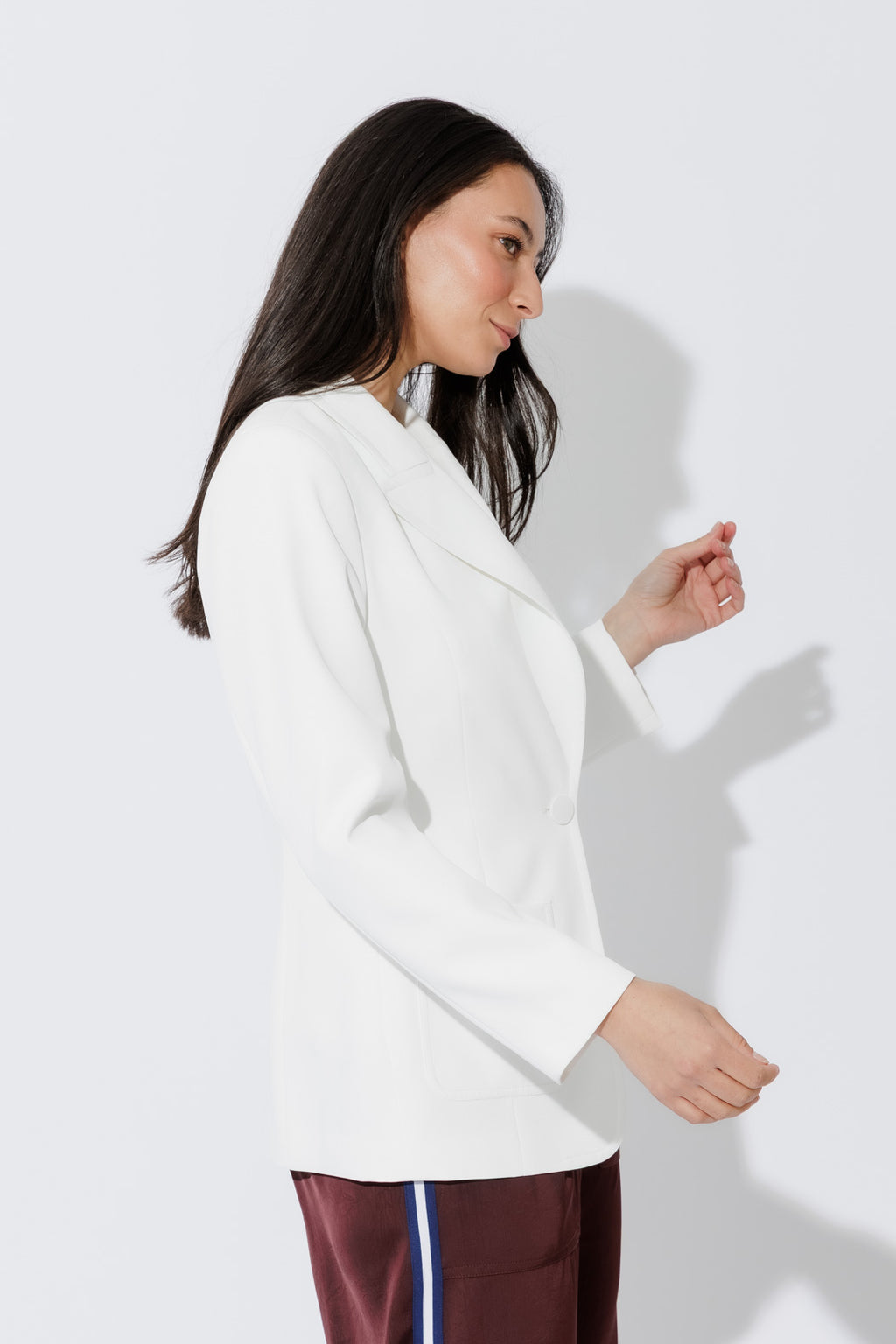 Ivory Euro Pocket Blazer