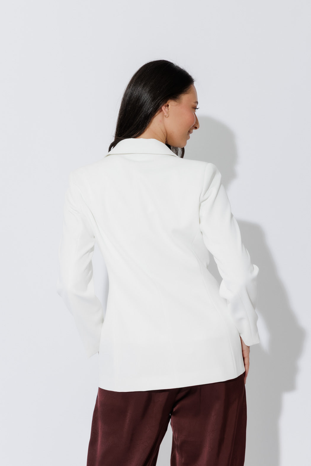 Ivory Euro Pocket Blazer
