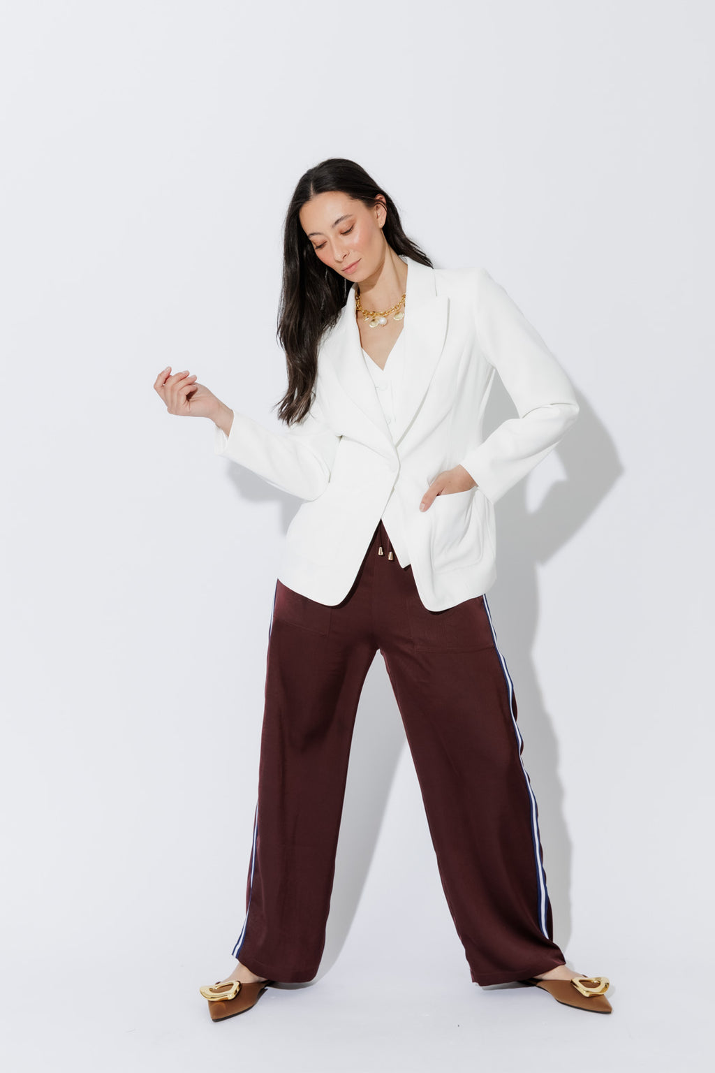 Ivory Euro Pocket Blazer