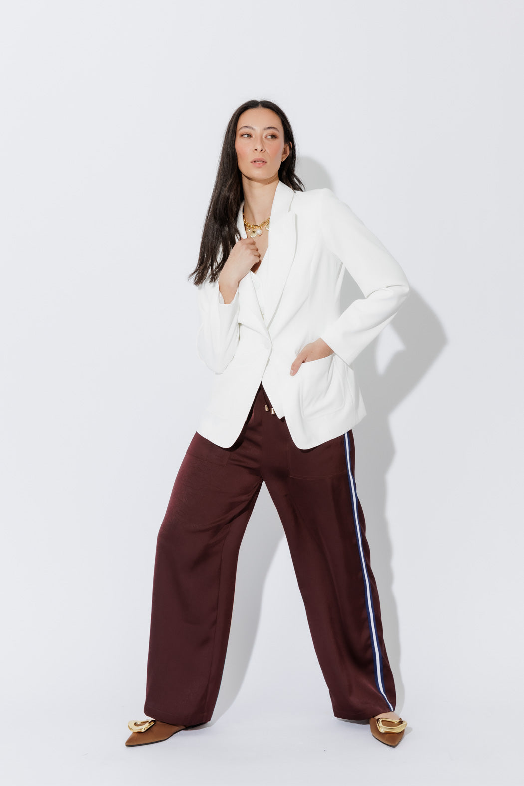 Ivory Euro Pocket Blazer