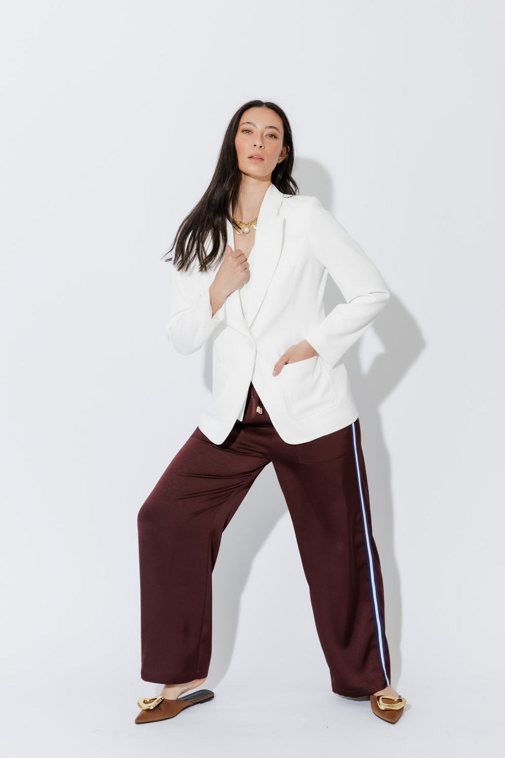 Ivory Euro Pocket Blazer