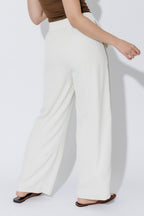 Ivory Stripe Sport Pant