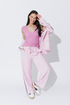 Pink Stripe Sport Pant