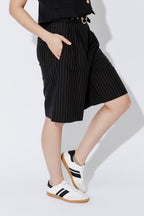 Black Stripe Cleo Short
