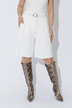 White Euro Cleo Short