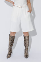 White Euro Cleo Short