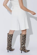 White Euro Cleo Short