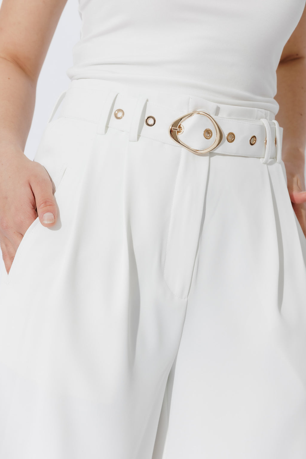 White Euro Cleo Short