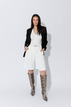 White Euro Cleo Short