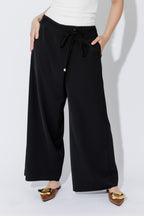 Black Side Tie Pant