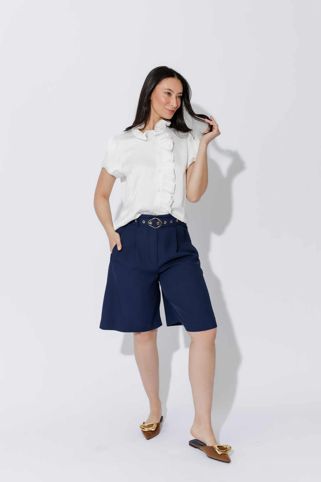 Navy Euro Cleo Short